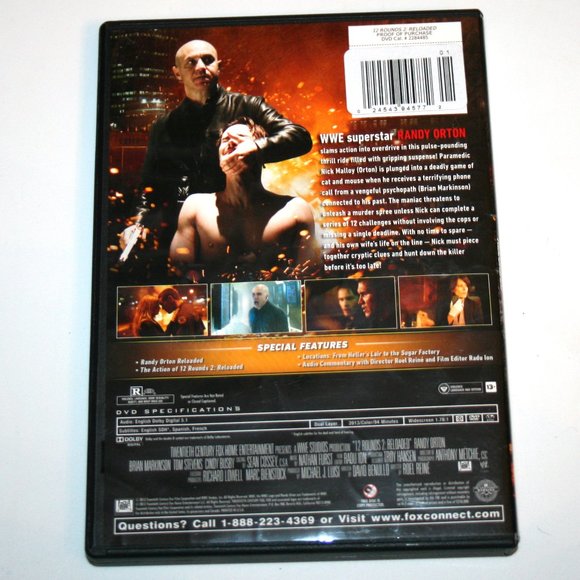 3/$18 or 5/$25🎬 12 Rounds 2 Reloaded DVD - Picture 2 of 5
